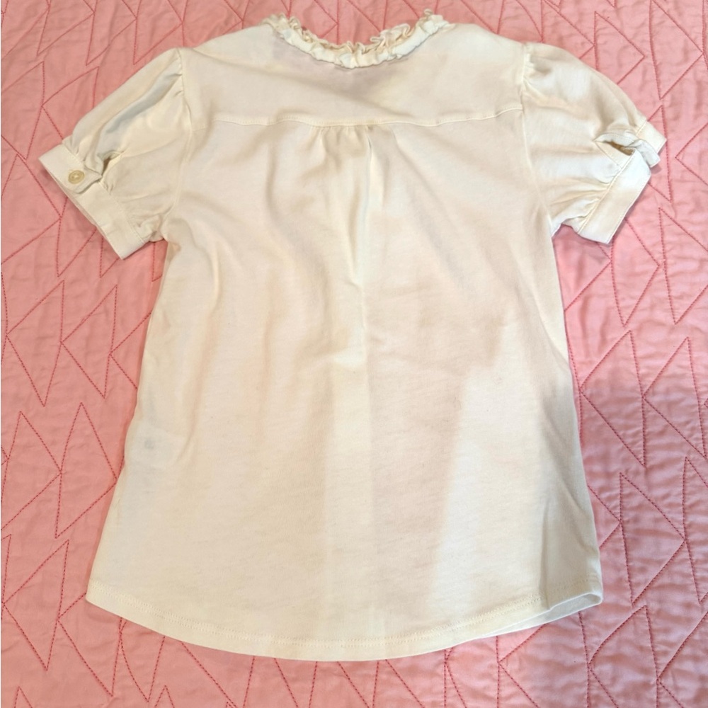 Gymboree Girls Ruffle Shirt 🤍 - Picture 2 of 3